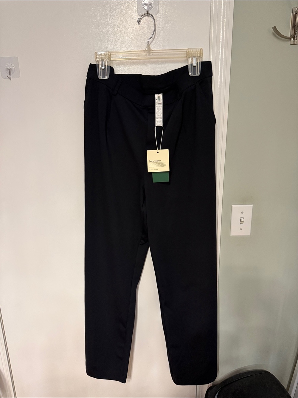 Halara Black Wide Leg Pull On Dress Pants Women’s XL Regular NWT